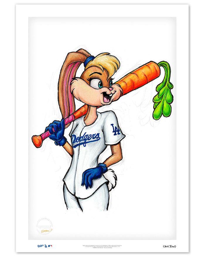 Lola Bunny x MLB Dodgers Limited Edition Art Print