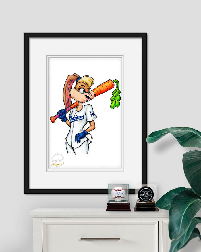 Lola Bunny x MLB Dodgers Limited Edition Art Print