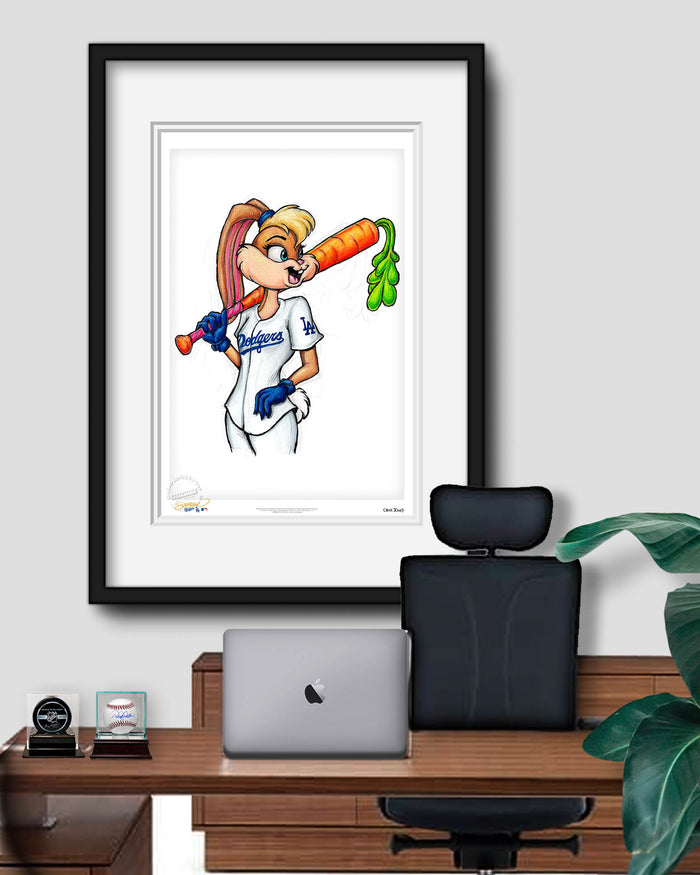 Lola Bunny x MLB Dodgers Limited Edition Art Print