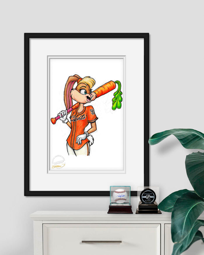 Lola Bunny x MLB Giants Limited Edition Art Print