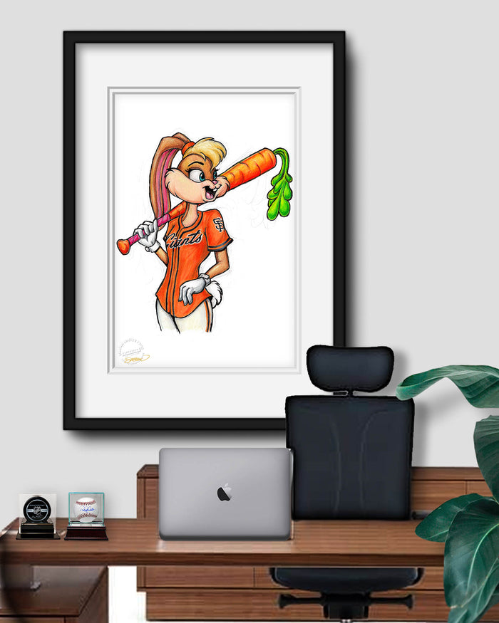 Lola Bunny x MLB Giants Limited Edition Art Print