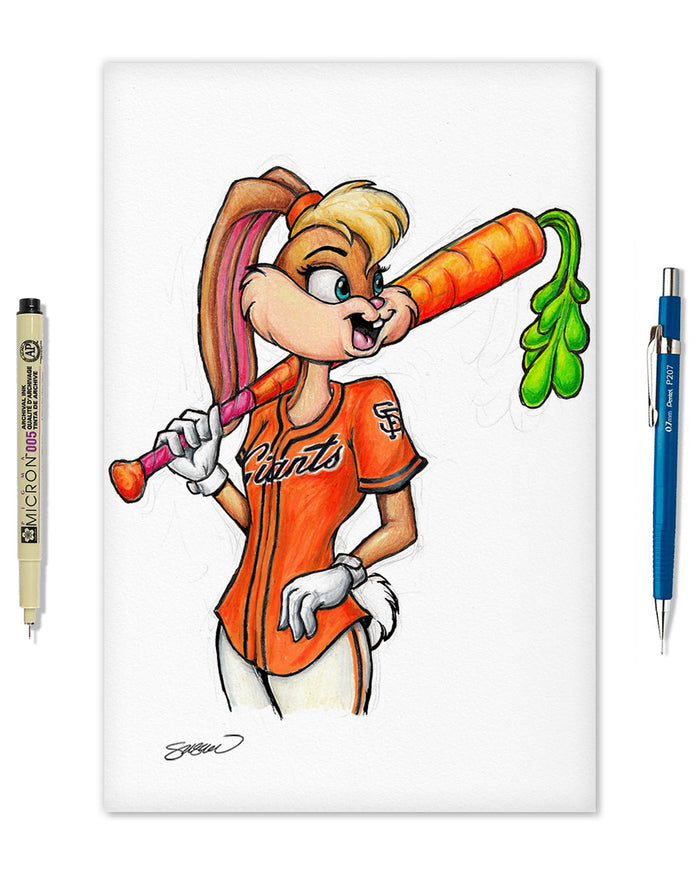 Lola Bunny x MLB Giants Limited Edition Art Print