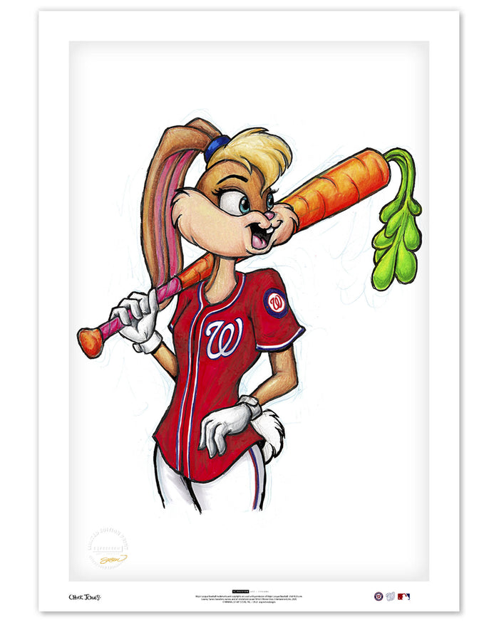 Lola Bunny x MLB Nationals Limited Edition Art Print