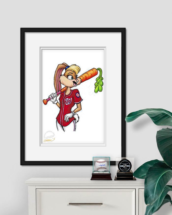 Lola Bunny x MLB Nationals Limited Edition Art Print