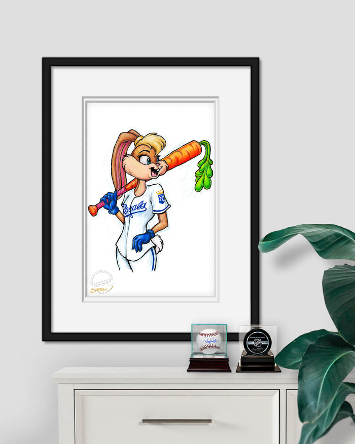 Lola Bunny x MLB Royals Limited Edition Art Print