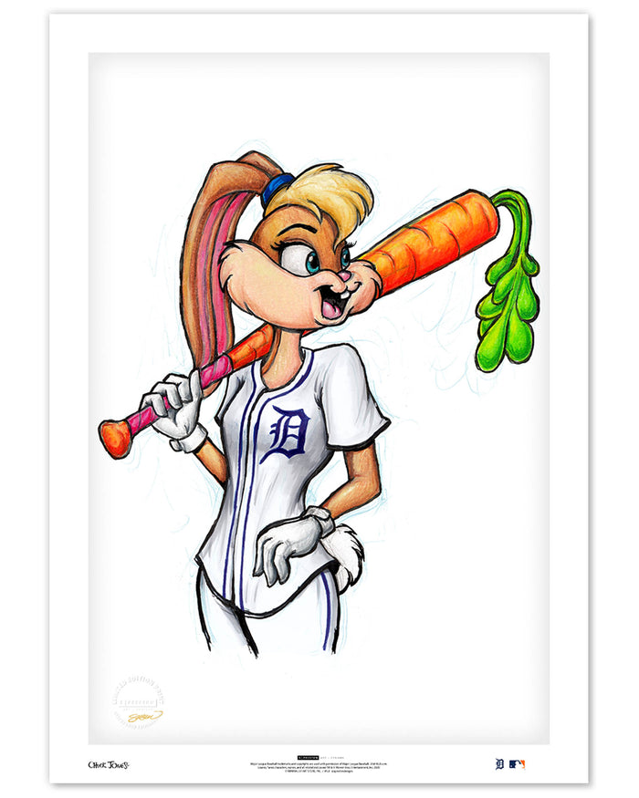 Lola Bunny x MLB Tigers Limited Edition Art Print