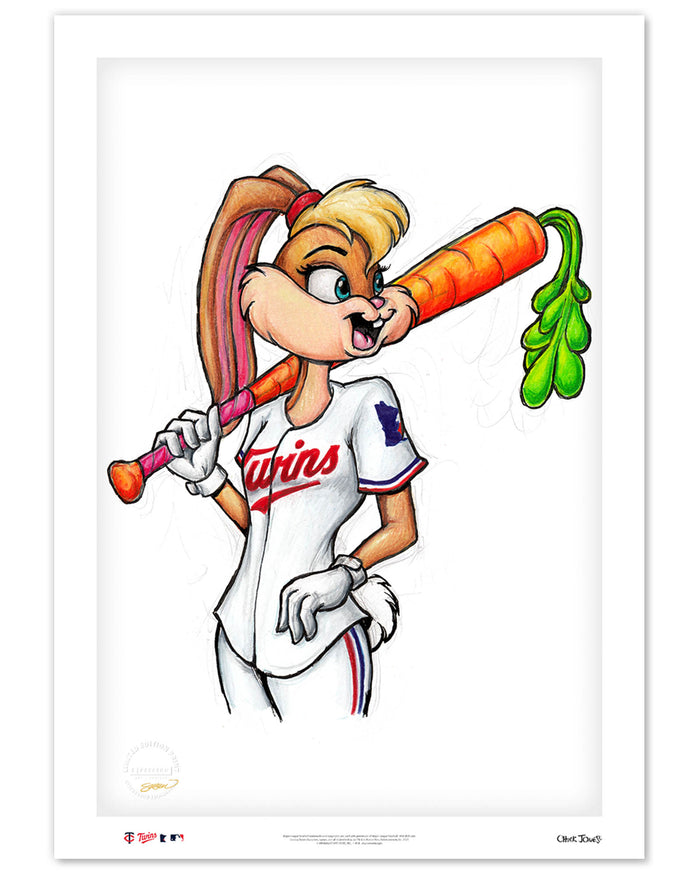 Lola Bunny x MLB Twins Limited Edition Art Print