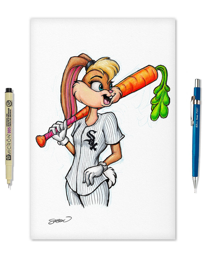 Lola Bunny x MLB White Sox Limited Edition Art Print