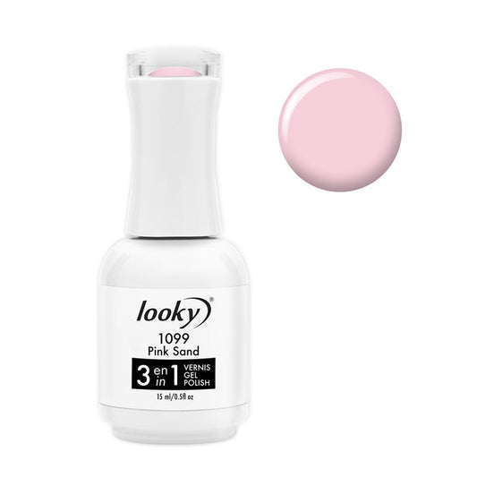 Looky Vernis Gel 3 en 1 #1099 Pink Sand (Collection Brisa de Rio)
