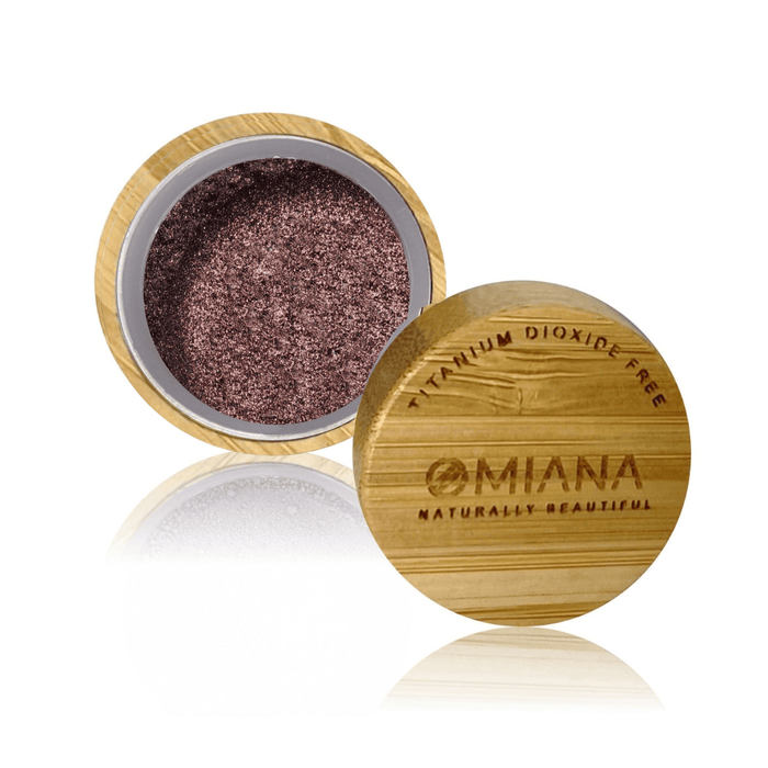 Omiana Beauty Eyeshadow Cordovan Shimmer Loose Powder Two-Ingredient Shimmer Eyeshadow  - No Titanium Dioxide, Zinc Oxide, Clay, & More!