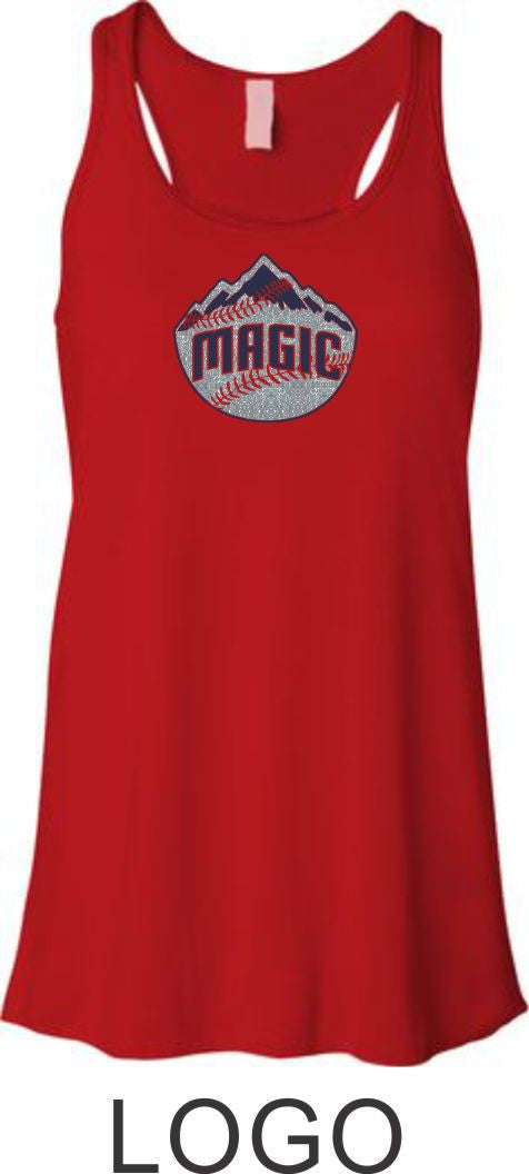 Magic Flowy Tank- 3 designs- Matte or Glitter