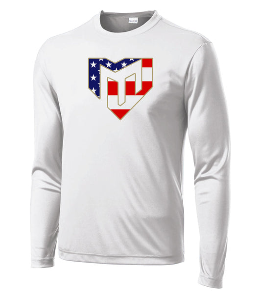 Magic Wicking Long Sleeve Tee- USA Design