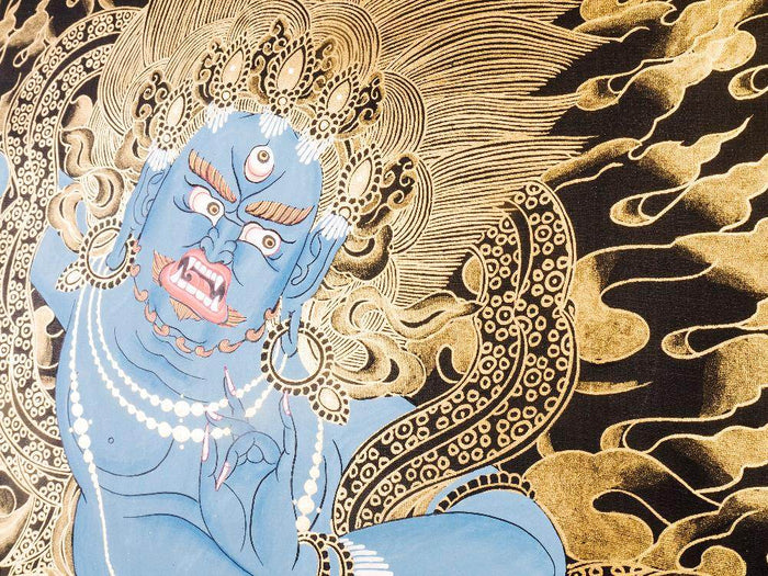 Mahakala ནག་པོ་ཆེན་པོ། - Tibetan Buddhist art, view 4