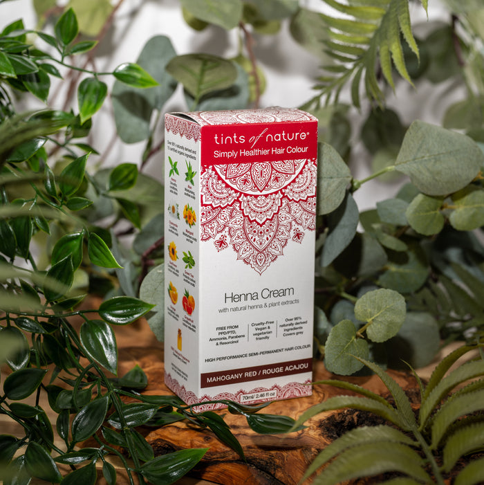 Mahogany Red Henna Cream Semi-Permanent Hair Dye