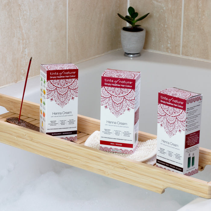 Mahogany Red Henna Cream Semi-Permanent Hair Dye