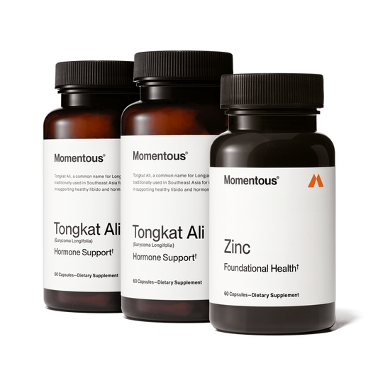two bottles of Tongkat Ali and one bottle of Zinc