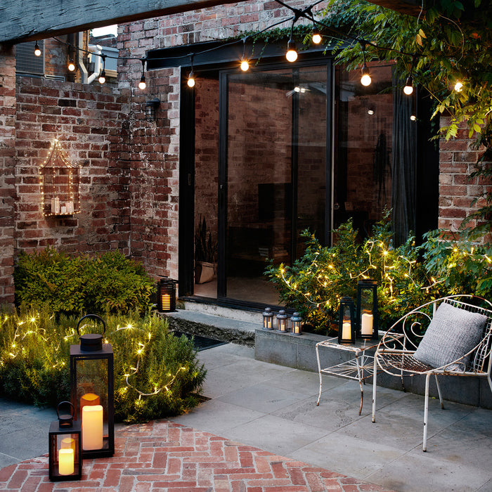 Malvern Large Battery Outdoor Lantern