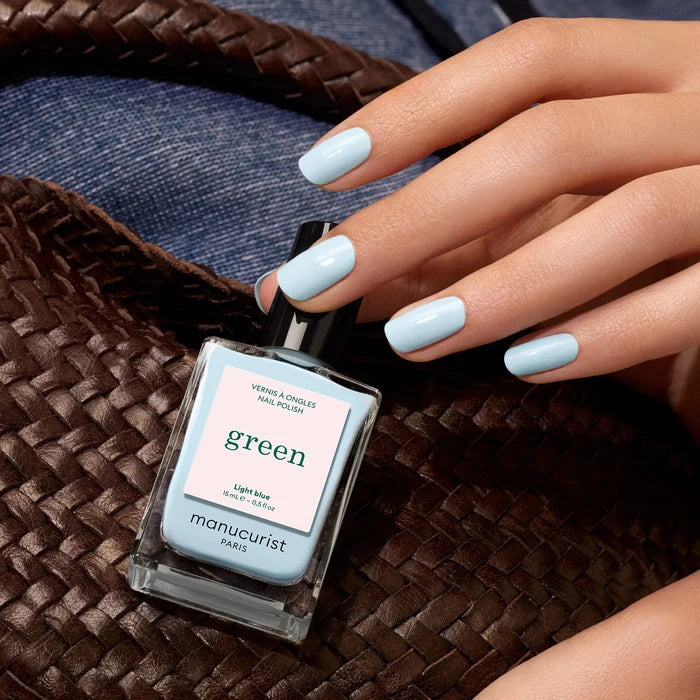 Manucurist Green™ Natural Nail Polish | Light Blue - Aesthetics By Kell