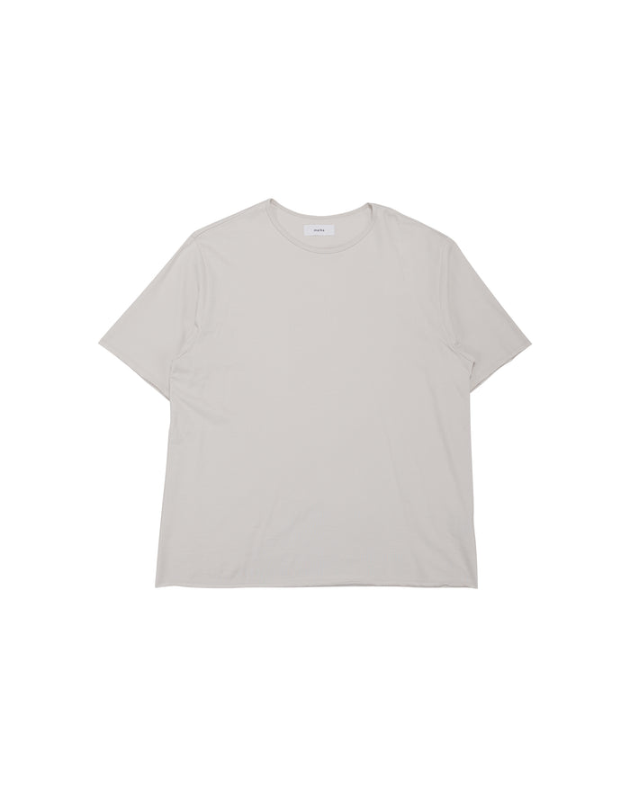 lost & found MARKAWARE marka Narrow Piping Tee 40/2 Organic Cotton Knit L. Beige