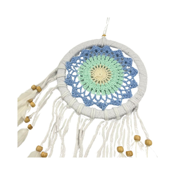 Medium Blue & Green Dreamcatcher
