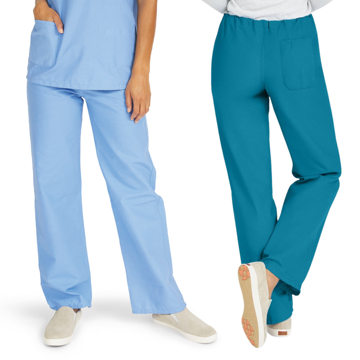 MEDLINE AngelStat Unisex Reversible Scrub Top And Pants Set - 600/610 - Fine Scrubs