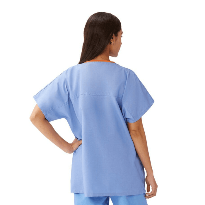 MEDLINE CottonCare Unisex 100% Cotton Reversible Scrub Top And Pants Set - 6580/6590 - Fine Scrubs