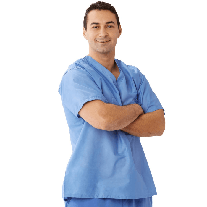 MEDLINE Encore Unisex Reversible V-Neck 1-Pocket Scrub Top - 710 - Fine Scrubs