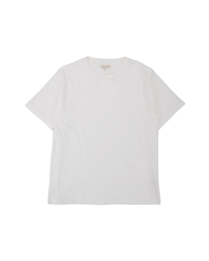 lost & found Merz B. Schwanen Merz B. Schwanen HPT01 Cotton Hemp T-Shirt White