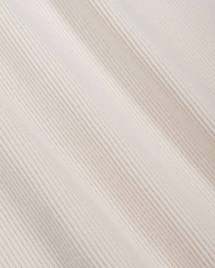 lost & found Merz B. Schwanen Merz B. Schwanen RIBTANK01 Iconic Ribbed Cotton Tank Top Nature