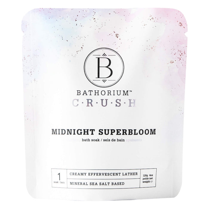 Bag of Bathorium Midnight Superbloom Bath Crush 120g