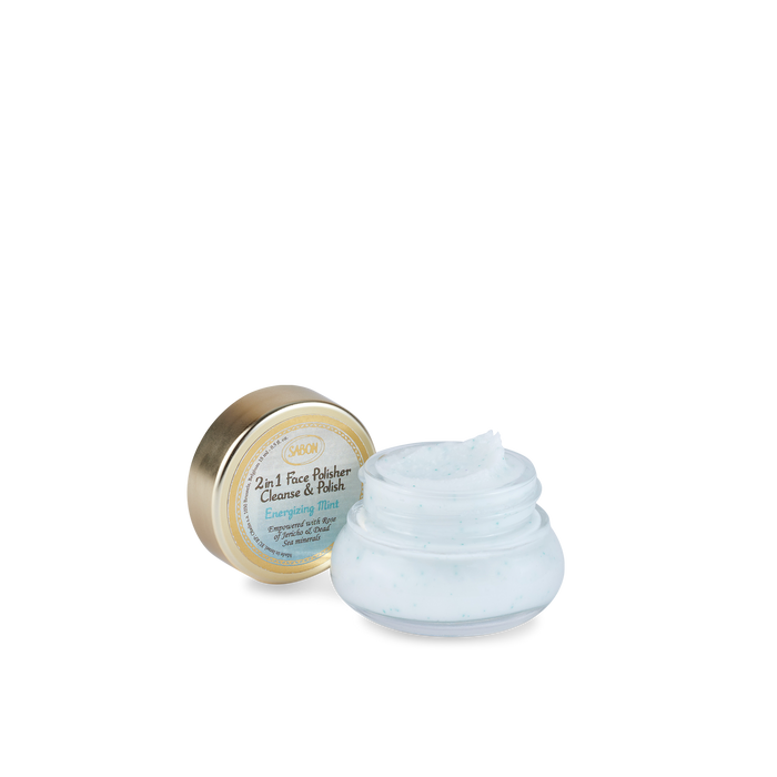 Mini 2 in 1 Face Polisher Mint 0.5oz (15mL)