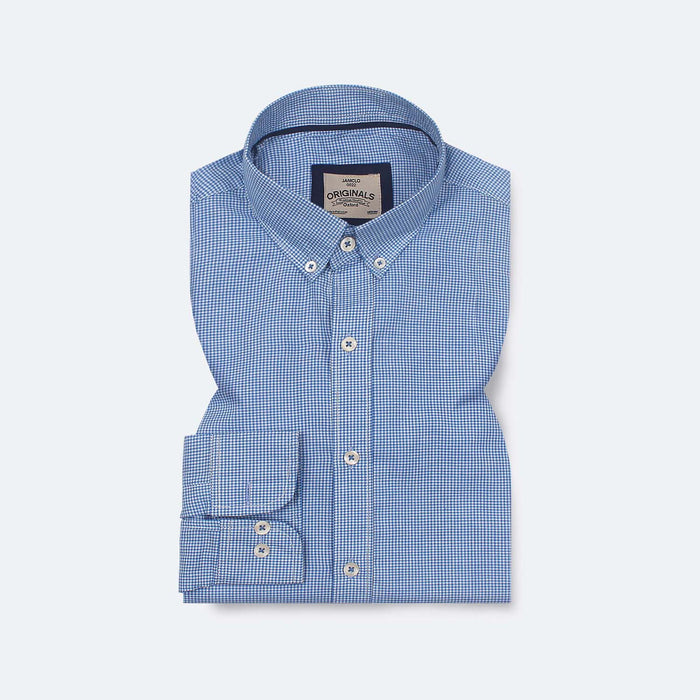 Mini Mild Blue N' White Check Shirt Jamclo Originals