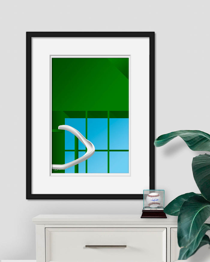 Minimalist American Family Field Art Print