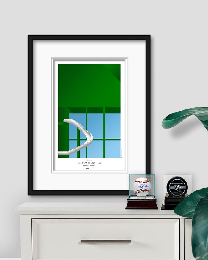 Minimalist American Family Field Art Print