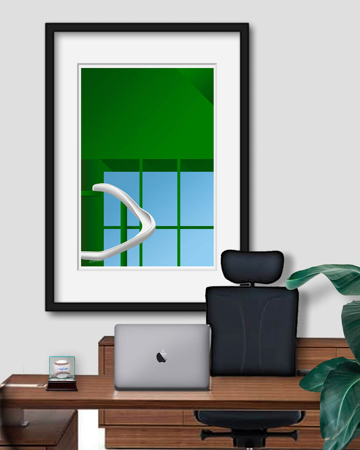Minimalist American Family Field Art Print