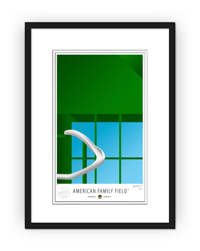 Minimalist American Family Field Art Print