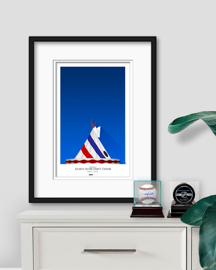 Minimalist Atlanta-Fulton County Stadium