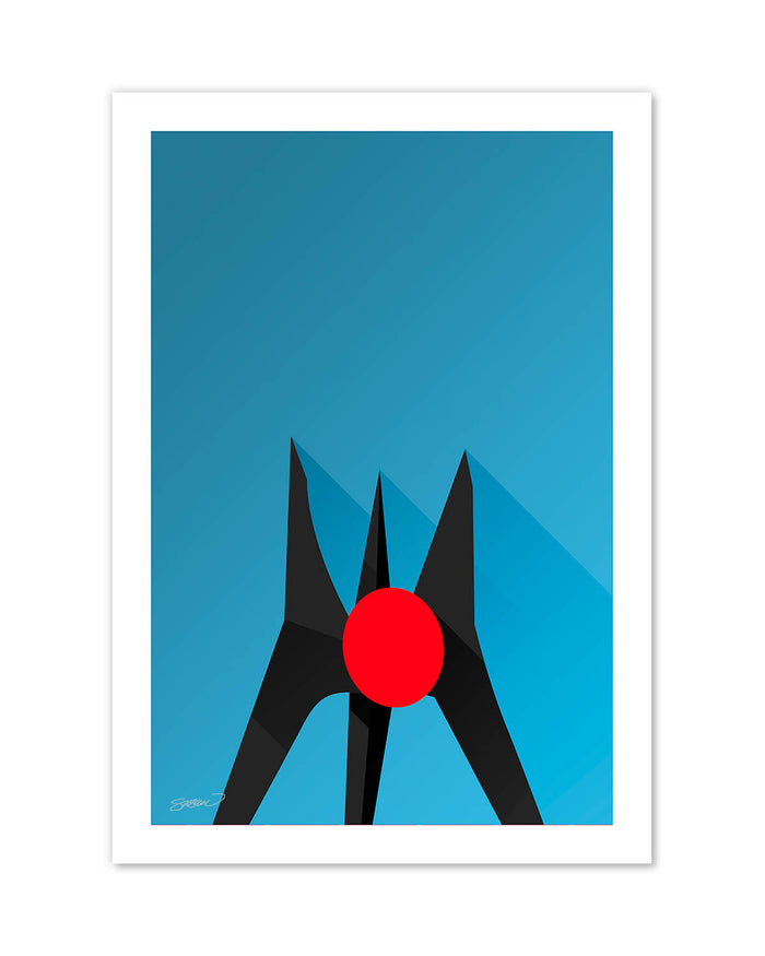 Minimalist Aztec Stadium