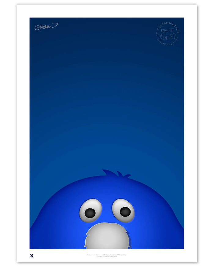 Minimalist Blue Blob