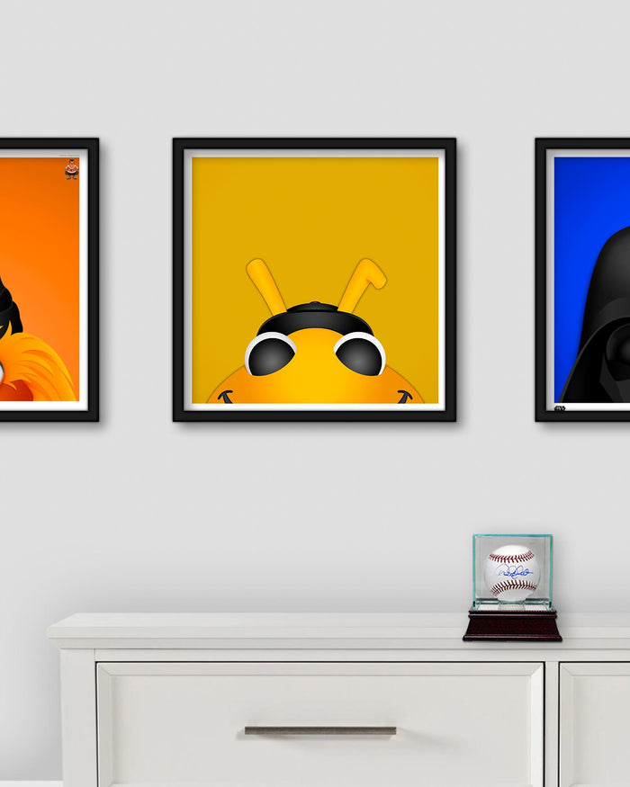 Minimalist Bumble Square Poster Print