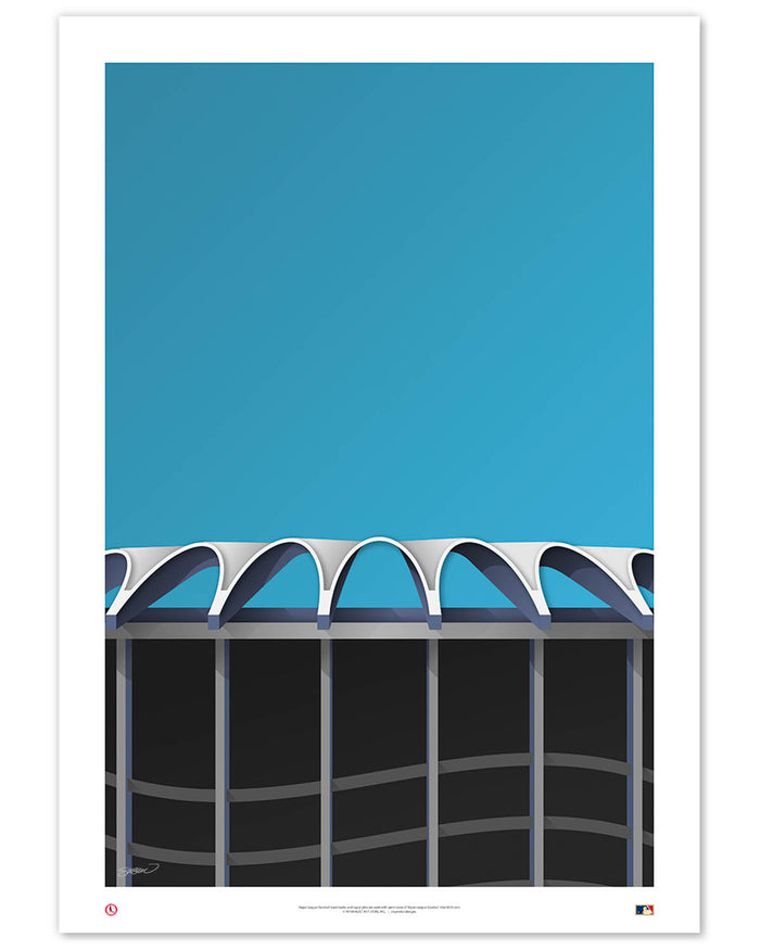 Minimalist Busch II Stadium Art Print