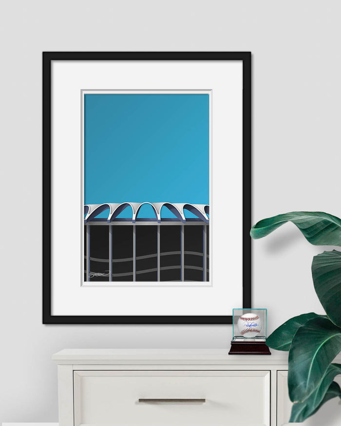 Minimalist Busch II Stadium Art Print