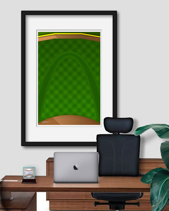 Minimalist Busch Stadium Art Print