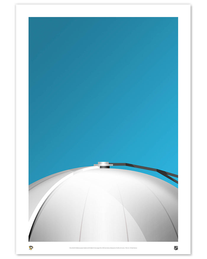 Minimalist Civic Arena Art Print
