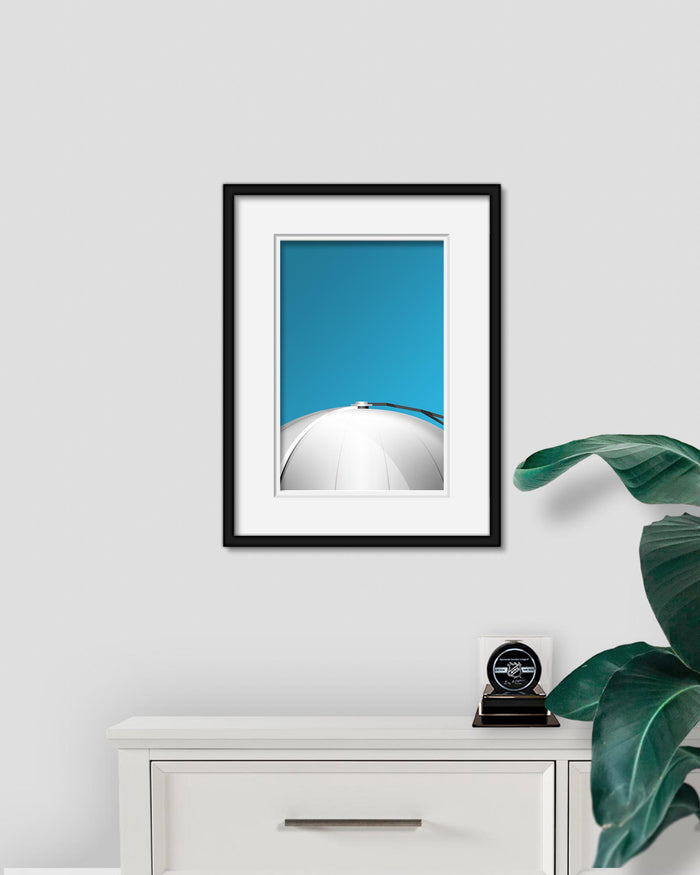 Minimalist Civic Arena Art Print