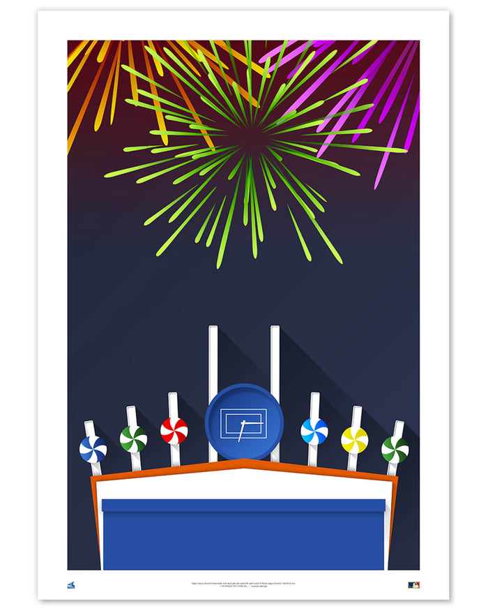 Minimalist Comiskey Park Art Print