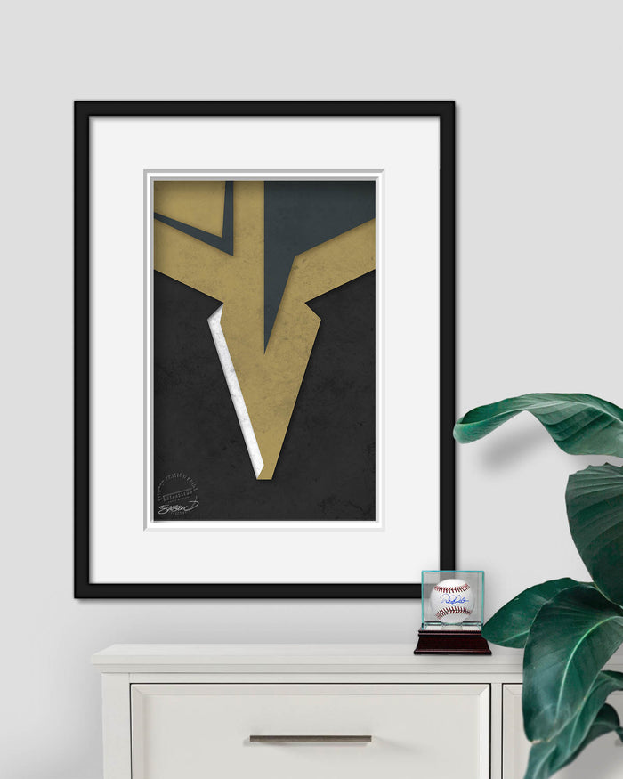Minimalist Logo - Vegas Golden Knights