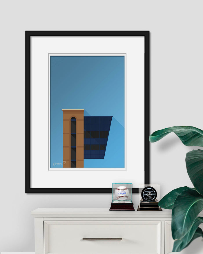 Minimalist Michigan Stadium (Pressbox)