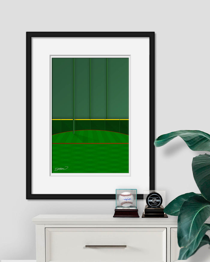 Minimalist Minute Maid Park Art Print