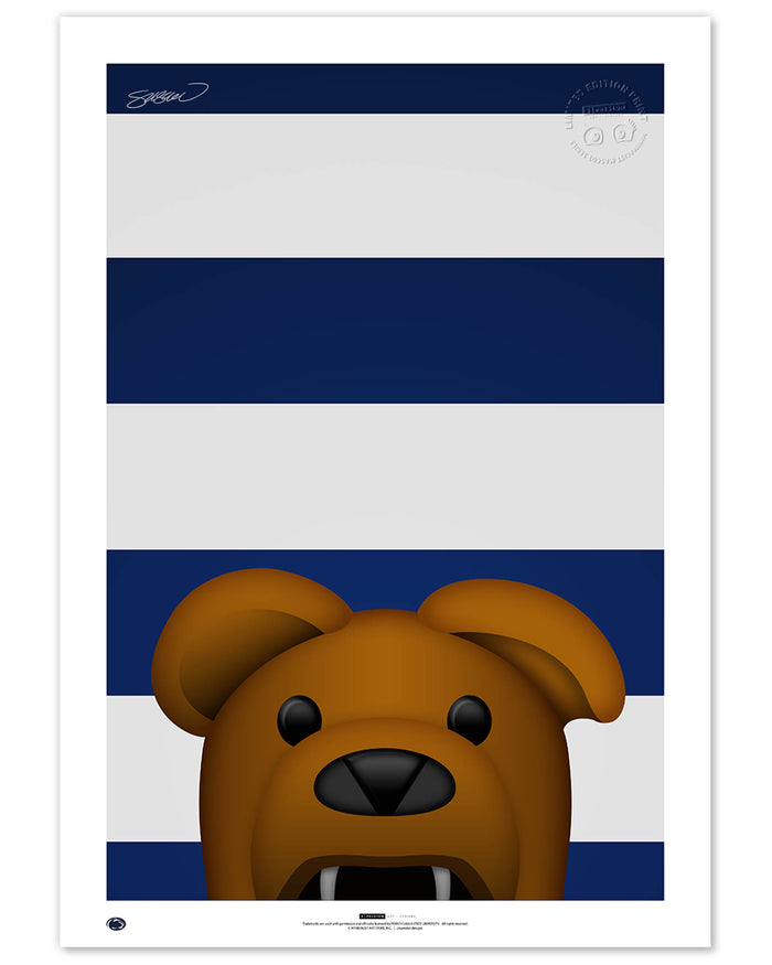 Minimalist Nittany Lion